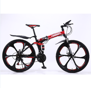 베스트셀러 MTB 접이식 산악 자전거 성인용 자전거 26인치 휠 더블 디스크 브레이크 도시용 차량 - Product Image 3