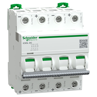 Schneider Acti9 Pro DC MCB IC65L 4P C16A 10kA Courbe B/C/D PA66 Protection Li 880V 0.5A-63A 100% Original