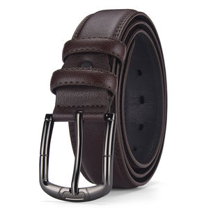 2026 pabrik diproduksi sabuk gesper Pin logam campuran grosir sabuk kulit PU kustom pria - Product Image 2