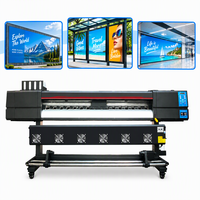 Imprimantes jet d'encre éco-solvant double XP600 de 1,6 m pour bannières publicitaires extérieures – Machine d'impression numérique