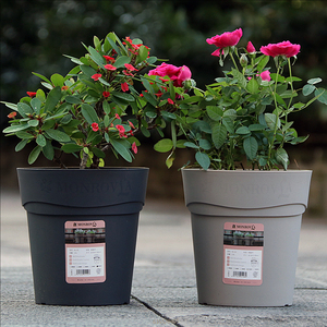 Grand <span class=keywords><strong>pot</strong></span> de jardin d'extérieur <span class=keywords><strong>en</strong></span> plastique épais pour plantes vertes et succulentes, 12/16/23/25/28/35 cm, <span class=keywords><strong>pas</strong></span> <span class=keywords><strong>cher</strong></span> - Product Image 2