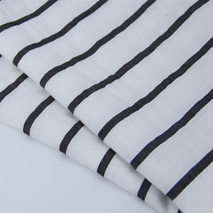 Tissu en lin clair délavé à rayures, tissu de haute qualité pour les vêtements, collection - Product Image 4