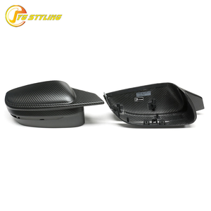 LHD <strong>Matte</strong> Carbon Side Mirror for BMW G20 G30 G42 Prepreg M3 G80 Look Replacement Mirror Shell Trim - Product Image 1