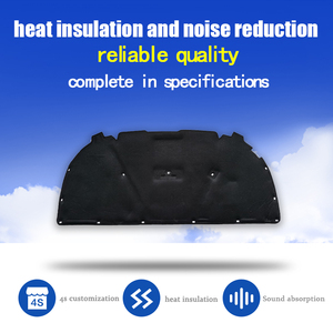 OEM 8E0863825AJ Couvercle d'isolation de <span class=keywords><strong>capot</strong></span> moteur de voiture de haute qualité pour <span class=keywords><strong>Audi</strong></span> A4B7 04-08 Pièces de rechange noires - Product Image 4