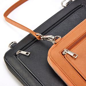 Portafoglio in Pelle <span class=keywords><strong>con</strong></span> Mappa del Mondo in Rilievo, Porta Carte di Credito RFID di Lusso, Porta Passaporto <span class=keywords><strong>con</strong></span> Manico per Uomo - Product Image 3