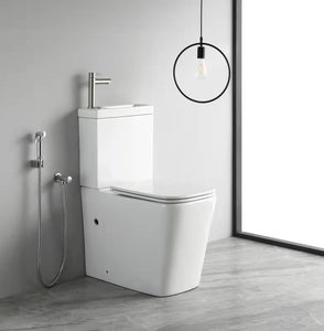 toilet with sink on top washing cistern with basin function bidet female washing hand wc shattaf shower combined vessel tanks