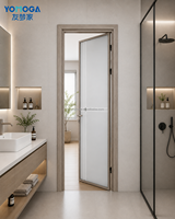Puerta de Baño de Alta Calidad, Diseño Interior, Resistente al Agua, Puerta para Baño/Inodoro en Venta