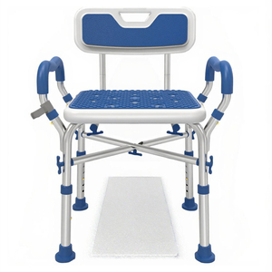 Chaise de douche <span class=keywords><strong>pour</strong></span> personnes âgées réglable en hauteur tabouret de bain médical portable équipement de sécurité de salle de bain <span class=keywords><strong>pour</strong></span> personnes handicapées - Product Image 4