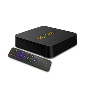 Boîtier TV Android 9.0 Em MX10 4G/32G Lecteur multimédia RK3328 pour TV Box avec prise en charge Mali-450 - Product Image 1