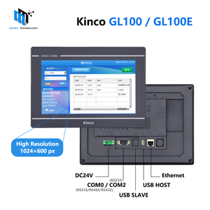 Kinco <span class=keywords><strong>HMI</strong></span> <span class=keywords><strong>10</strong></span>.1インチ産業用<span class=keywords><strong>HMI</strong></span> GL100 GL100E - Product Image 1