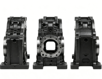 Grande structure d'entraînement robuste pour convoyeur, usinage OEM |   Service de fabrication CNC pour supports de poulies d'équipements miniers