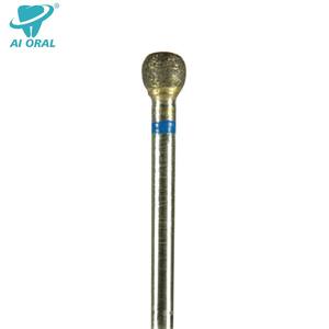 مثاقب أسنان ماسية زرقاء دائرية 2.35 مم مصنوعة بالكامل من الماس المتلبد بمقبض من الفولاذ المقاوم للصدأ تعمل بالكهرباء لمختبرات الأسنان للعمليات الدقيقة - Product Image 5