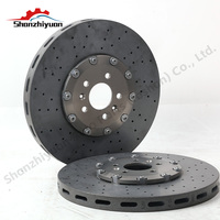 Kit d'étriers de frein Disque de frein en céramique carbone 330 mm 400 mm pour Porsche TAYCAN (Y1A) Taycan Turbo 4S Boxster CARRERA GT Cayman