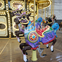 Double Decks Carrousel Horse Rides Kids and Adult Attractive Amusement Park Equipment European Carrousel Rides for Sale