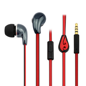 Clip de son stéréo multicolore métallisé <span class=keywords><strong>avec</strong></span> prise 3.5mm-Écouteurs intra-auriculaires ergonomiques <span class=keywords><strong>avec</strong></span> fil - Product Image 4