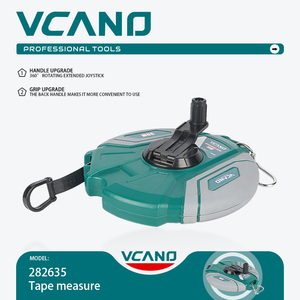 Fita Métrica de Aço Inoxidável de Alta Qualidade, Tamanho Personalizado, Fibra Longa de 50m, Auto-enrolável, Estojo de Alta Visibilidade com Carcaça de Borracha - Product Image 5