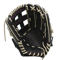 Gant de baseball en cuir personnalisé pour l'infeld avec motif en relief et logo brodé, modèle professionnel pour adulte, modèle 007 par ACES