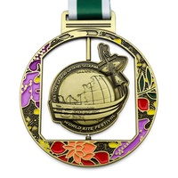 Médailles et trophées de cyclisme de marathon, de course sur piste et de sport de plein air
