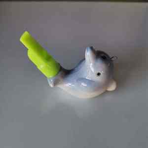 <span class=keywords><strong>Sifflet</strong></span> d'oiseau en céramique à <span class=keywords><strong>dessin</strong></span> coloré, instrument de musique pour le bain, jouets éducatifs pour enfants, cadeau pour enfants - Product Image 2