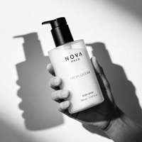 Bouteilles en plastique PET givré de 300 ml, 350 ml, 400 ml, 500 ml pour gel douche, emballage de bouteilles de gel douche, flacons noirs avec pompe pour nettoyant, huile, lotion