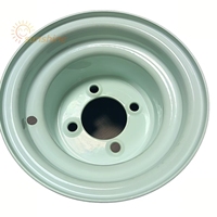 Pneus de moyeu de roue en acier pour voiturettes de golf, pour jantes de quad ATV à quatre trous de 8 pouces, pièces 8x7