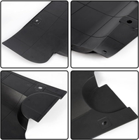 Déflecteur de déflecteur d'air supérieur du radiateur compatible avec Chevrolet Silverado 1500 2500HD 3500 2003-2007