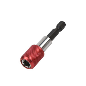 ZHCY Hex Shank Quick Release <b>Extension</b> <b>Rod</b> 6.35mm Set For Pistol Drill High Carbon Steel Colorful 3 Piece - Product Image 2