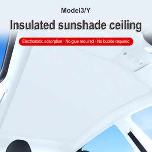 Adsorción apretada electrostática Tesla modelo 3 accesorios parasol Tesla modelo <span class=keywords><strong>y</strong></span> parasol de techo solar cortina de parasol de techo de coche - Product Image 6