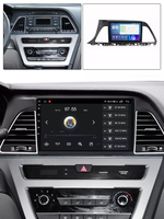 Vidéo de voiture pour Hyundai Sonata9 2015-2018 lecteur multimédia de voiture SWC BT Navigation GPS autoradio 2 Din Android