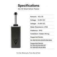 Traceur GPS pour moto et voiture, positionnement en temps réel, coupures de carburant et d'alimentation à distance