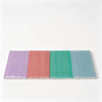Jeu de tuiles de mahjong américaines en acrylique transparent Jelly Hue pour le divertissement familial en intérieur sur table