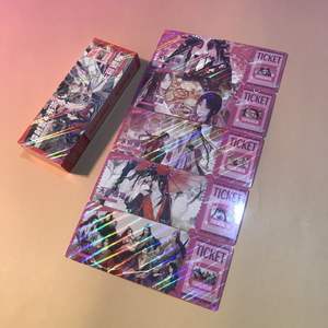 40 pièces/paquet, marque-pages rectangulaires en plastique, billets laser, cartes postales LOMO, Tian Guan Ci Fu Hua Cheng Xie, anime <span class=keywords><strong>Heaven</strong></span> <span class=keywords><strong>Officials</strong></span> <span class=keywords><strong>Blessing</strong></span> - Product Image 5