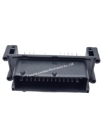 1-1718093-1 Module de connecteur automobile domestique enfichable, 42 broches, 3 rangées, à montage sur carte, connecteur mâle à broches droites, isolation PBT, 12V