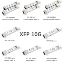 Module SMF MMF SFP 1.25G/10G/25G/40G/100G émetteur-récepteur à fibre optique avec longueurs d'onde 850nm/1310nm/1490nm/1550nm pour réseau