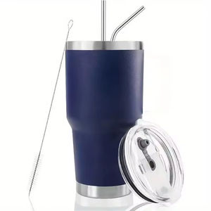 Thermos en acier inoxydable de grande capacité de 30 oz, gobelet de voiture anti-fuite pour boissons chaudes et froides - Product Image 2