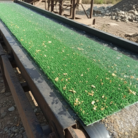 Tapis de lavage d'or pour l'extérieur, fabriqué à la machine, pour la prospection minière - Vente en gros disponible, en matériau LDPE à poils longs