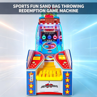 Machine de jeu d'arcade d'intérieur à monnayeur pour lancer de sacs de sable, équipement de jeu de billetterie ludique pour centres de divertissement familial et centres commerciaux