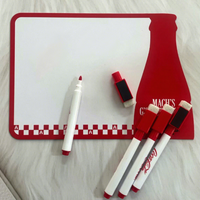 Tableau d'écriture magnétique flexible de forme personnalisée, aimants de réfrigérateur promotionnels pour cadeaux de bienvenue, communication efficace, respectueux de l'environnement