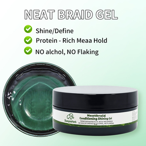 Cire coiffante bio aux herbes 4oz OEM ODM pour tresses, gel capillaire pour cheveux bouclés/secs, tenue forte, anti-frisottis, tous types de cheveux, fourniture directe usine - Product Image 4