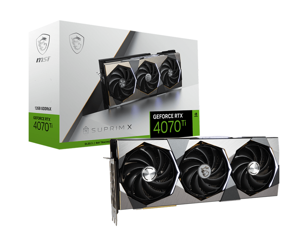 MSI Geforce RTX 4070 Ti SUPRIM X 12G - High-Performance GPU