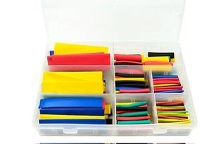 Kit de Tubos Termocontráteis PE 140/127/328/530pcs Classificado para 600V Isolamento para Proteger Conexões Elétricas - Product Image 2