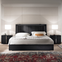 Ensemble de chambre à coucher d'hôtel moderne de luxe sur mesure Shiyi, lit en bois king ou queen avec coiffeuse et tiroir de placard, design personnalisé
