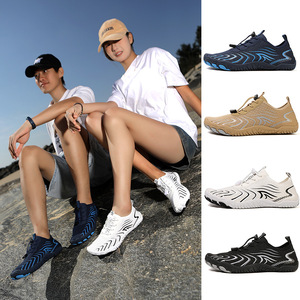 Chaussures d'eau avec empeigne en mesh, semelle en caoutchouc, séchage rapide, unisexe, été, plage, randonnée, natation, trekking - Product Image 2