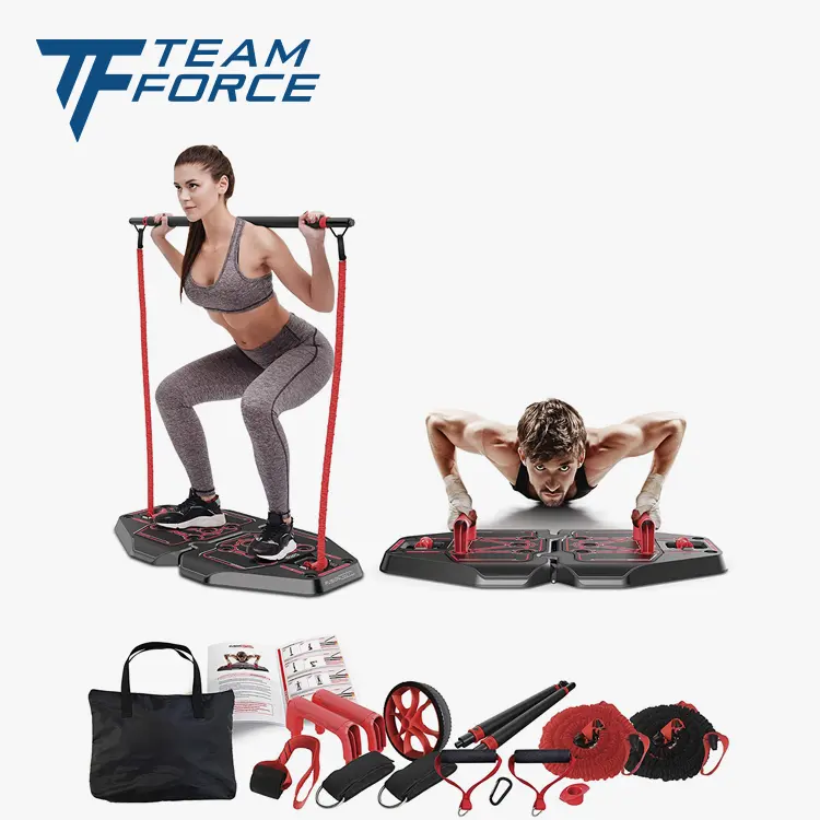 Verstelbare Bodybuilding Spieroefening Opvouwbare Parallelle Push-Up Board Trainingsset