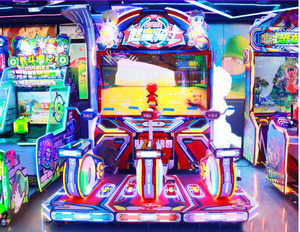 Máquina de Videojuegos Arcade Metálica que Funciona con Monedas, con Modos de Carreras de Motos para 3 Jugadores y Desafíos Urbanos, Modos de <span class=keywords><strong>Boxeo</strong></span> para Niños - Product Image 5