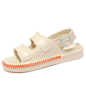 Sandalias de exterior para hombre, antideslizantes para baño, con suela gruesa y acolchada, pantuflas suaves para el hogar. - Product Image 2