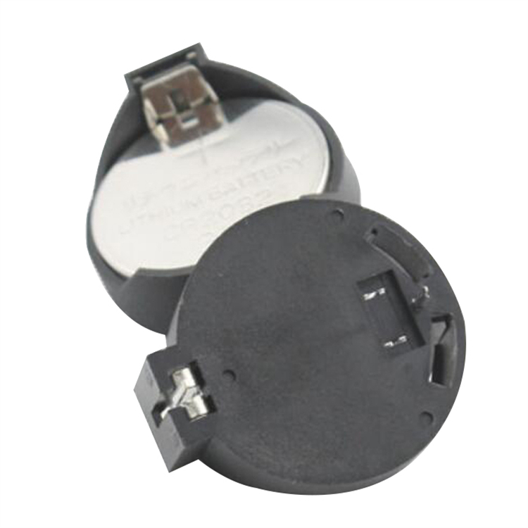 CR2032 coin cell battery holder socket rechargeable coin cell battery holder case