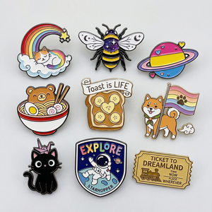 Épingles de revers personnalisées pour vêtements, choix idéal pour les cadeaux, broches tendance en métal, badges colorés pour hommes et femmes - Product Image 5