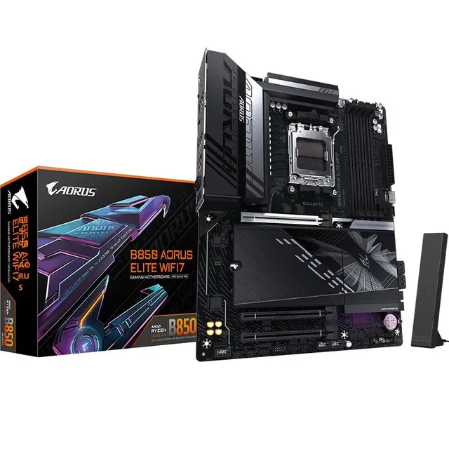 Gigabyte B850 Aorus Elite DDR5 Motherboard Integrated Graphics WiFi7 ATX Form Factor CPU AM5 7900 SATA Desktop 64GB M.2 New