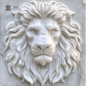Sculpture d'animal <span class=keywords><strong>en</strong></span> <span class=keywords><strong>pierre</strong></span> naturelle décorative murale <span class=keywords><strong>Statue</strong></span> <span class=keywords><strong>de</strong></span> tête <span class=keywords><strong>de</strong></span> <span class=keywords><strong>lion</strong></span> <span class=keywords><strong>en</strong></span> marbre à vendre - Product Image 6